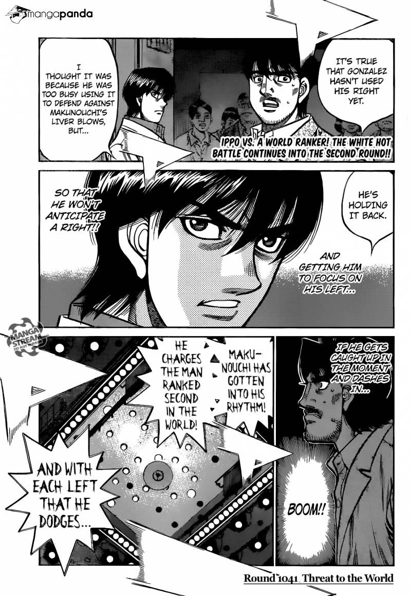 Hajime no Ippo – The First Step chapter 1041 page 1