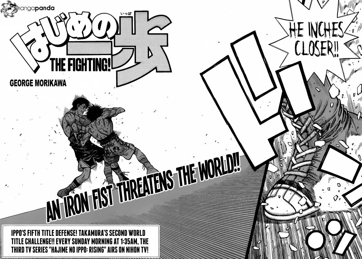 Hajime no Ippo – The First Step chapter 1041 page 2