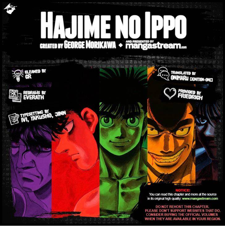 Hajime no Ippo – The First Step chapter 1087 page 2