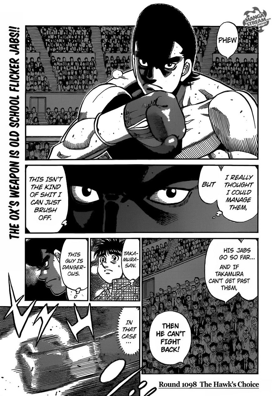 Hajime no Ippo – The First Step chapter 1098 page 1