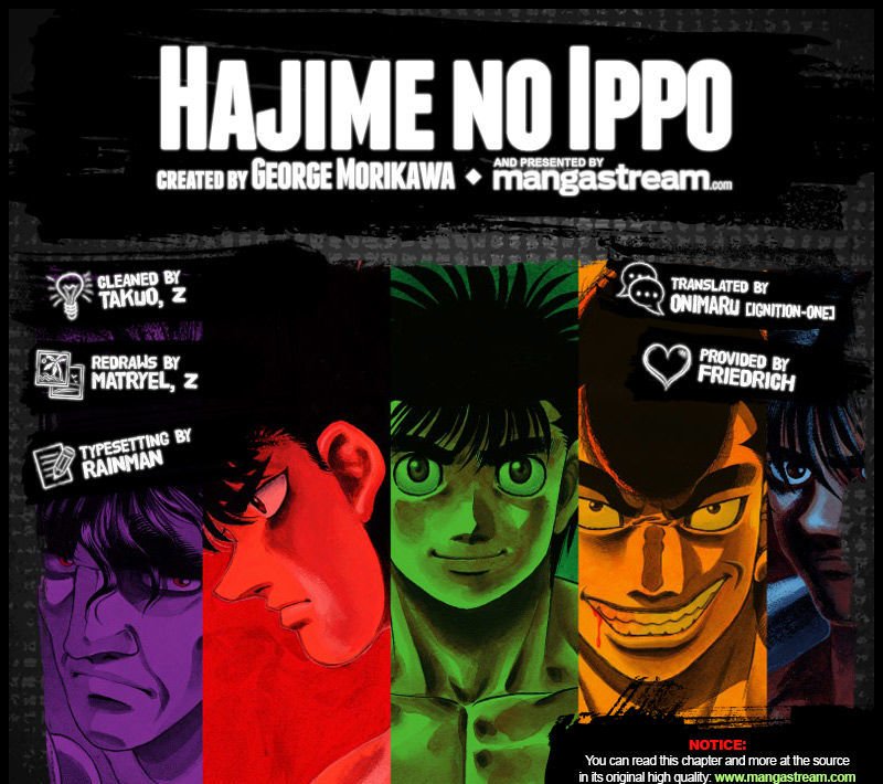 Hajime no Ippo – The First Step chapter 1168 page 2