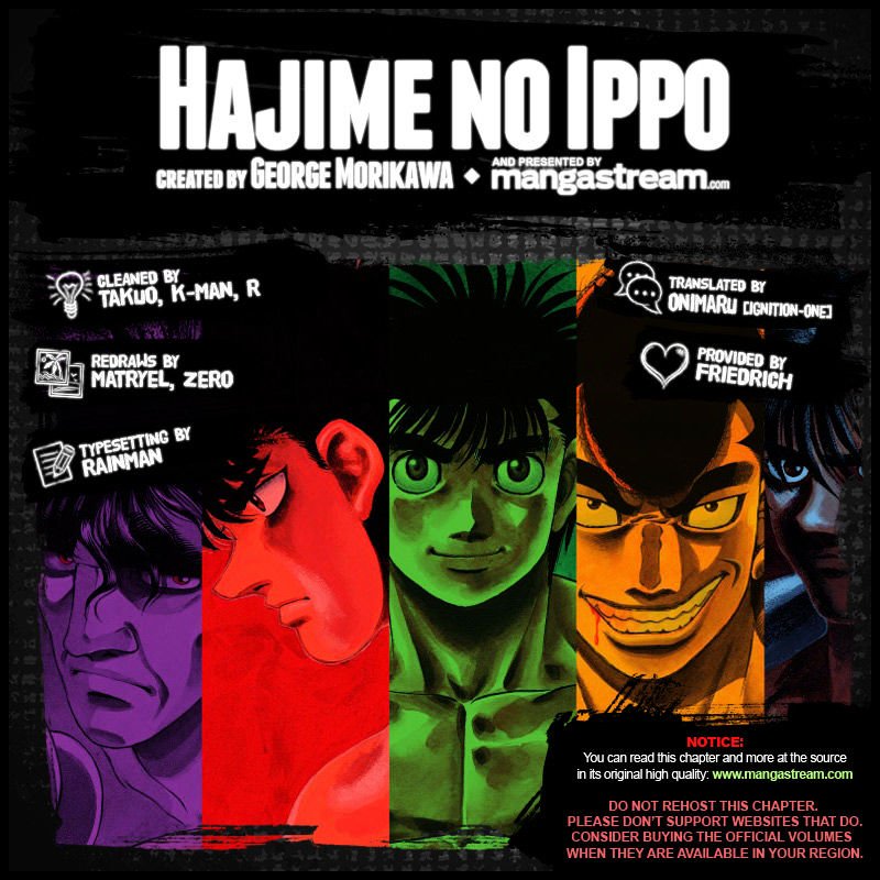 Hajime no Ippo – The First Step chapter 1171 page 2