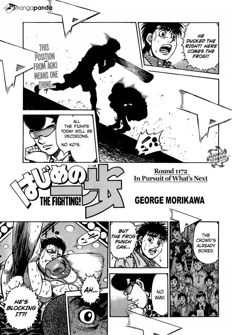 Hajime no Ippo – The First Step chapter 1172 page 1