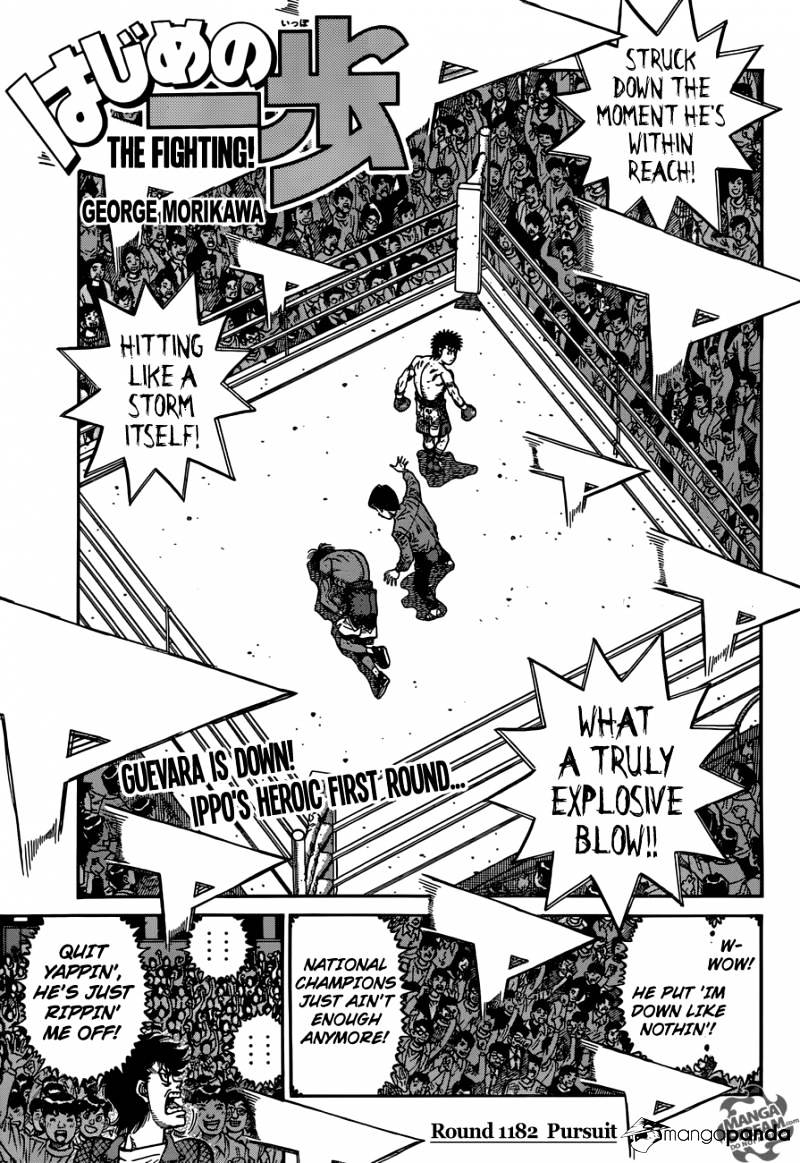 Hajime no Ippo – The First Step chapter 1182 page 1