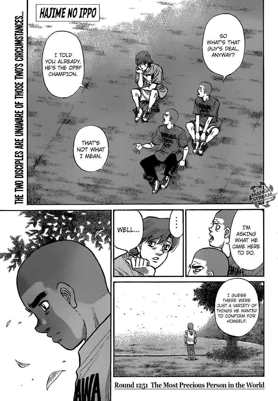 Hajime no Ippo – The First Step chapter 1251 page 1