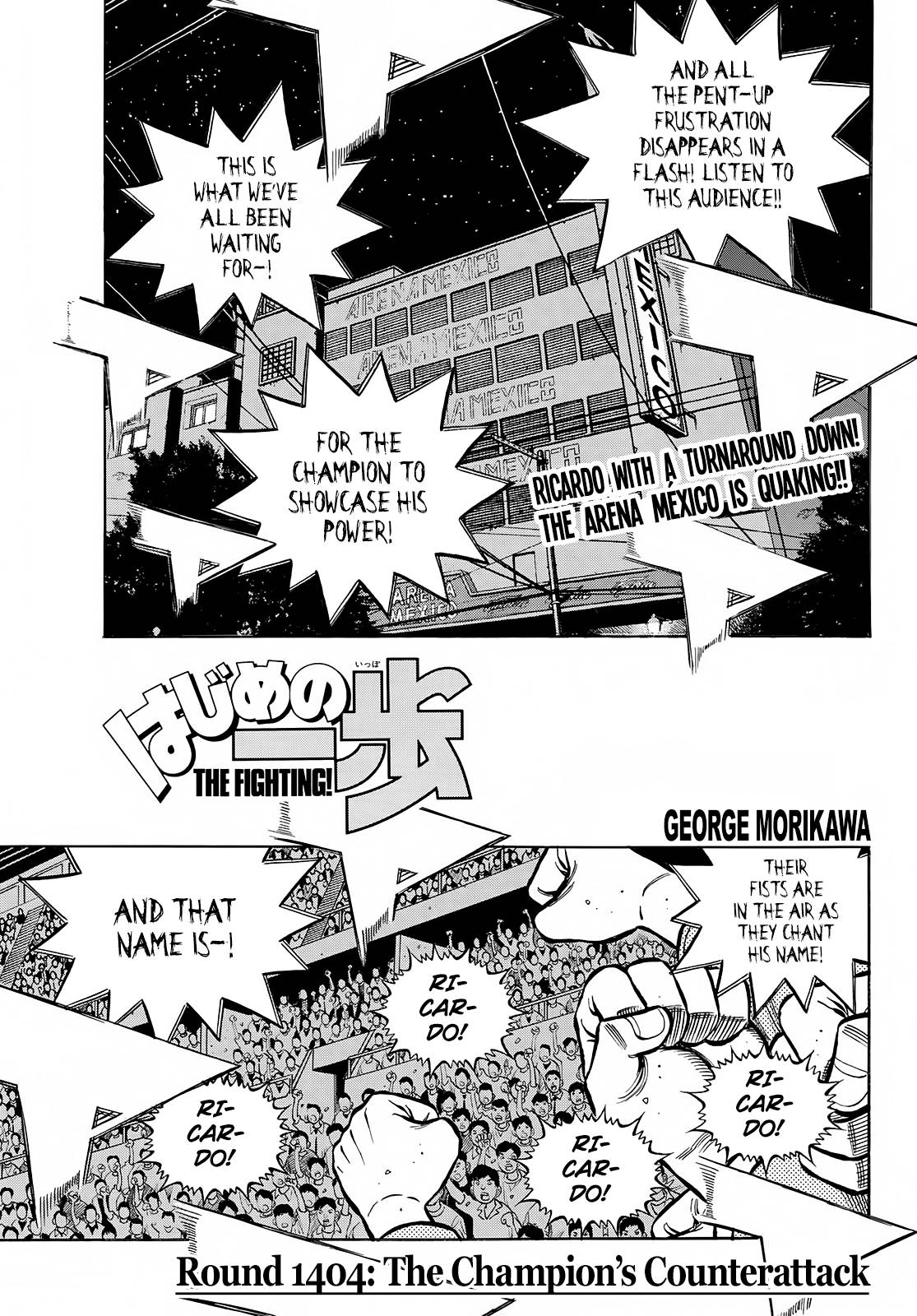 Hajime no Ippo – The First Step chapter 1404 page 1