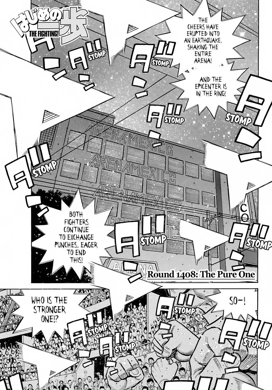 Hajime no Ippo – The First Step chapter 1408 page 1