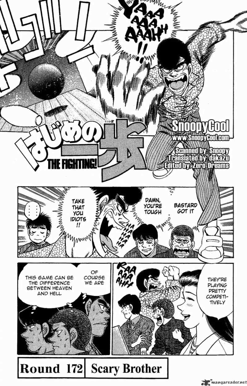 Hajime no Ippo – The First Step chapter 172 page 1