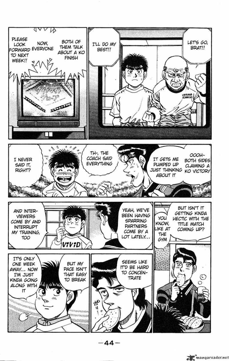 Hajime no Ippo – The First Step chapter 181 page 4