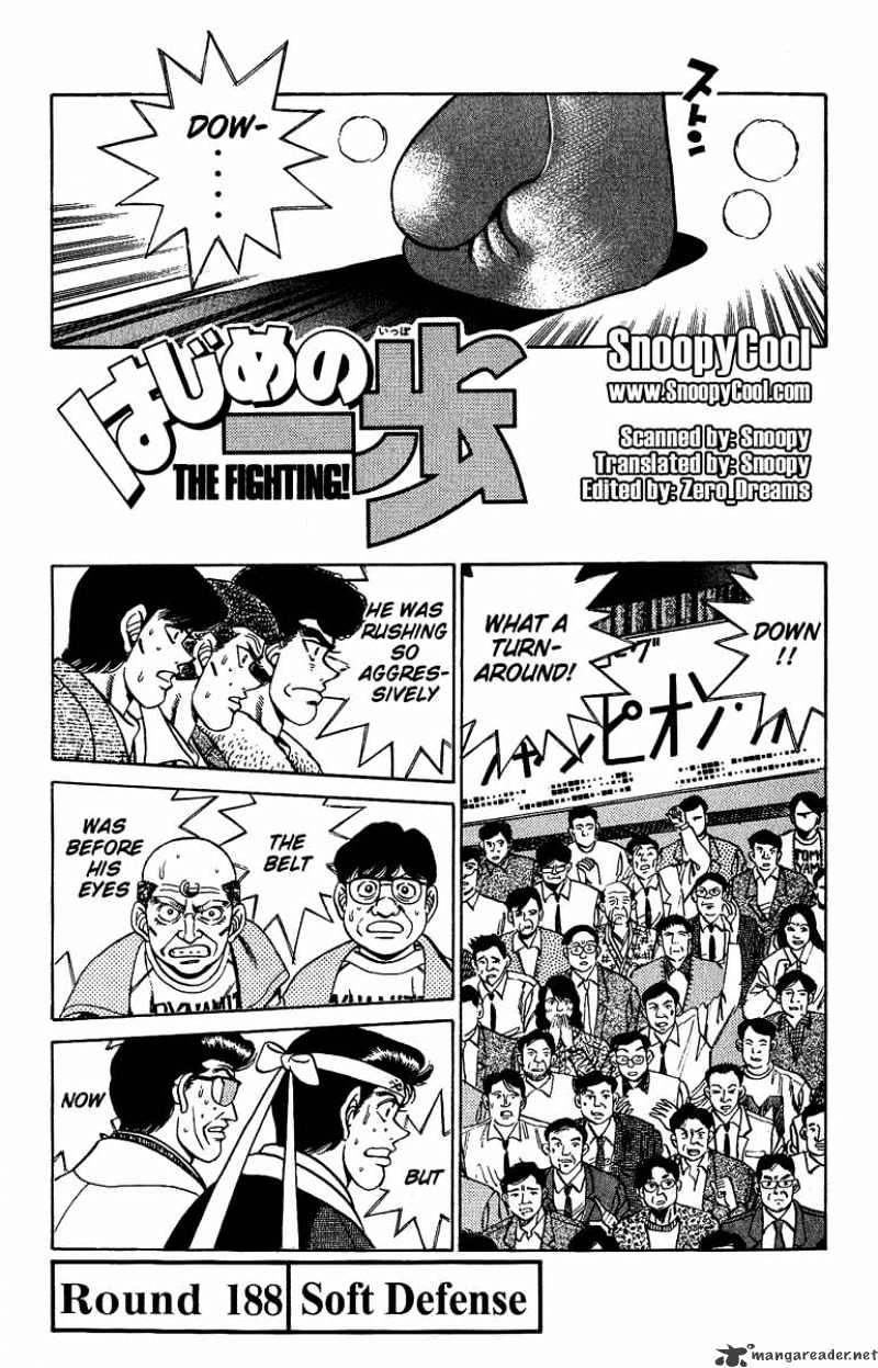 Hajime no Ippo – The First Step chapter 188 page 4