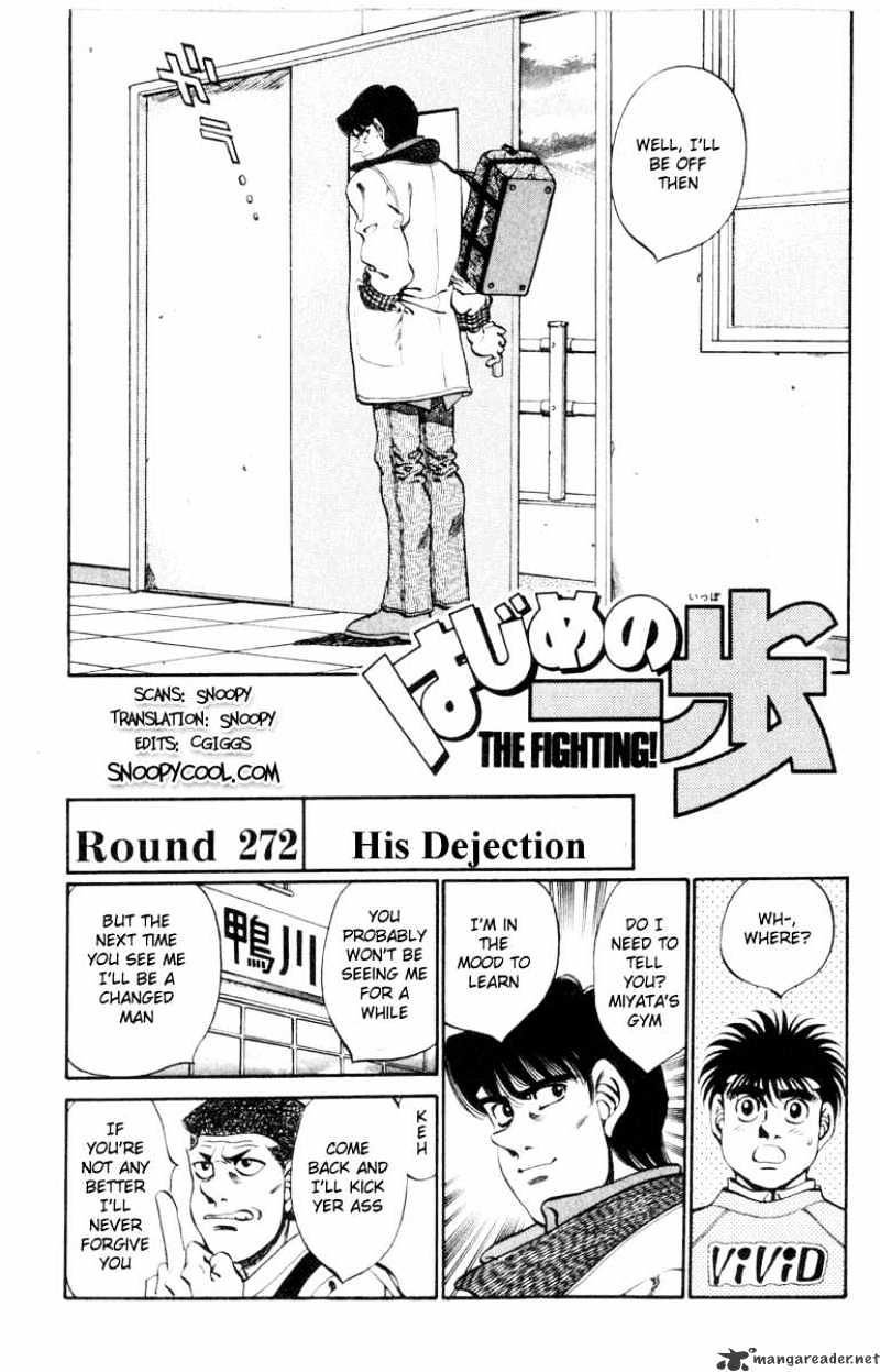 Hajime no Ippo – The First Step chapter 272 page 1
