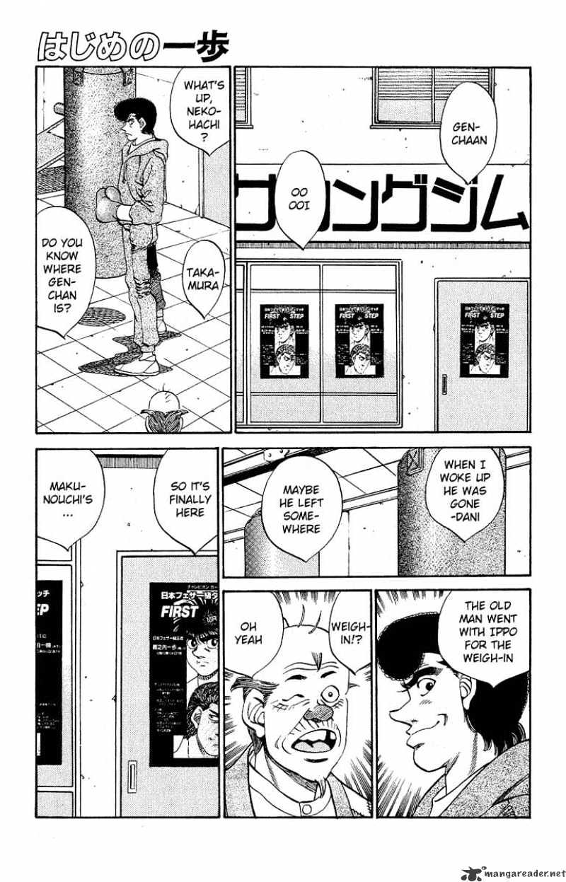 Hajime no Ippo – The First Step chapter 299 page 1