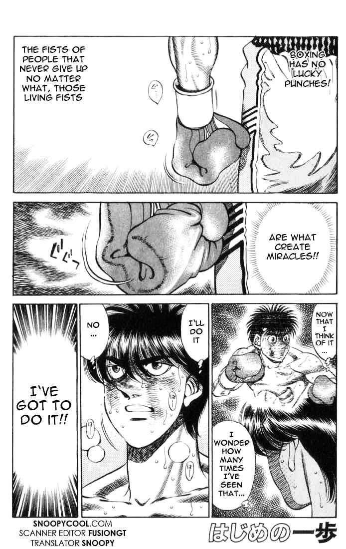 Hajime no Ippo – The First Step chapter 322 page 1