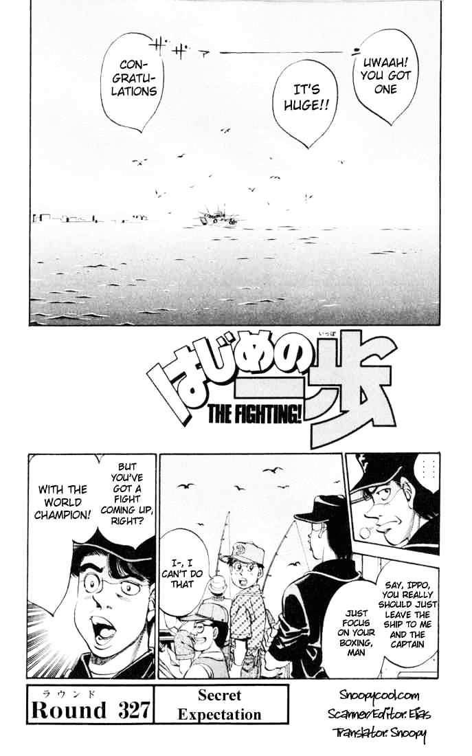 Hajime no Ippo – The First Step chapter 327 page 1