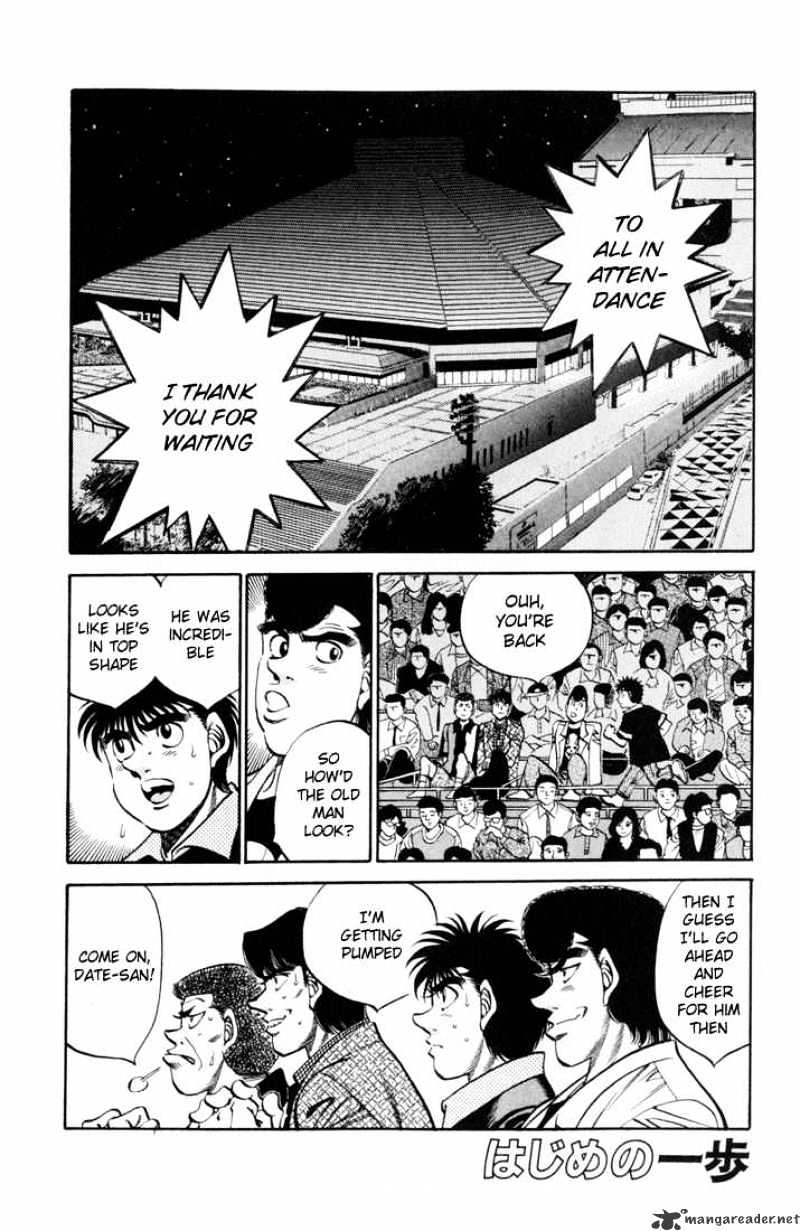 Hajime no Ippo – The First Step chapter 333 page 1
