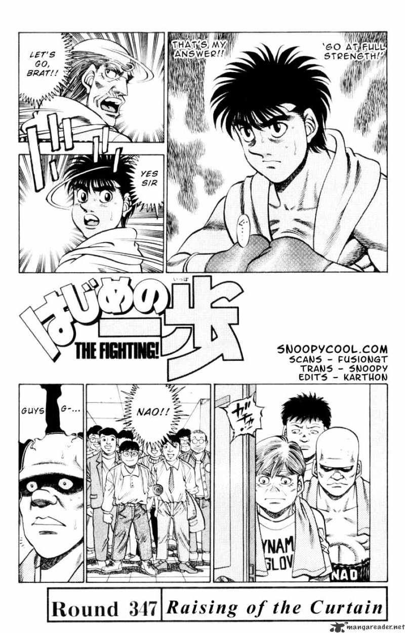 Hajime no Ippo – The First Step chapter 347 page 1