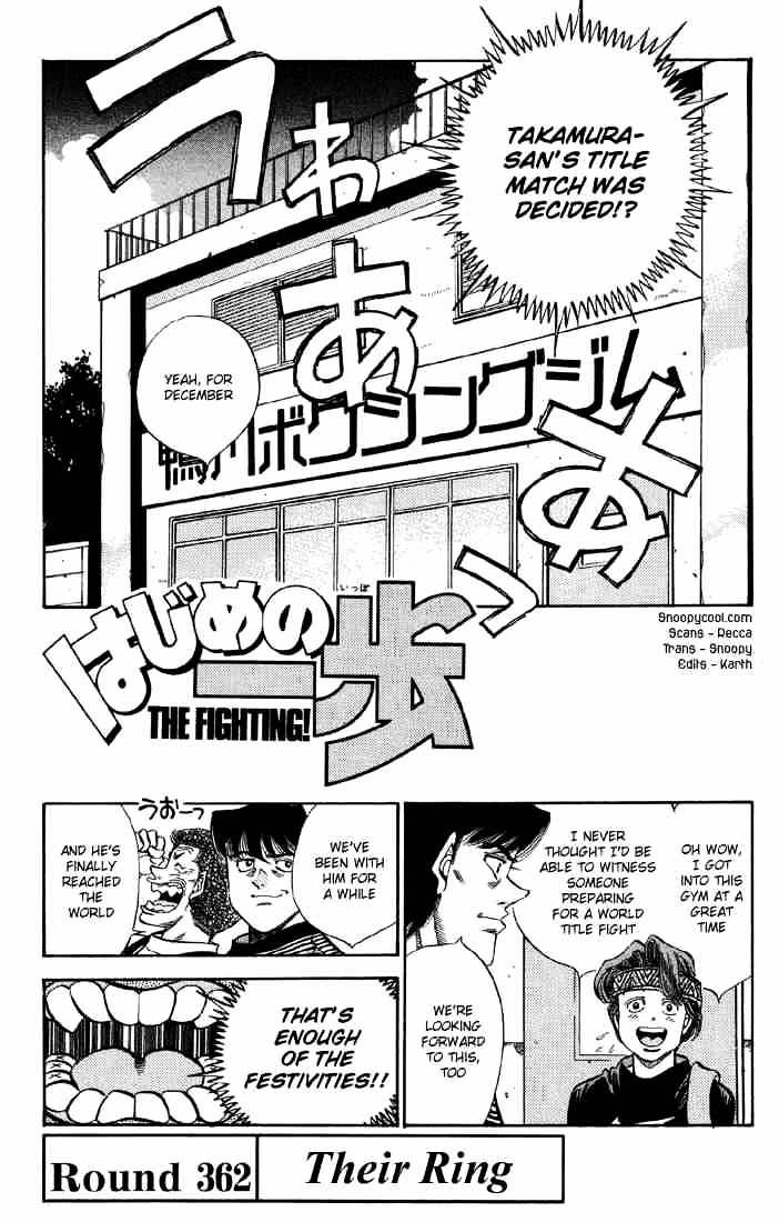 Hajime no Ippo – The First Step chapter 362 page 4
