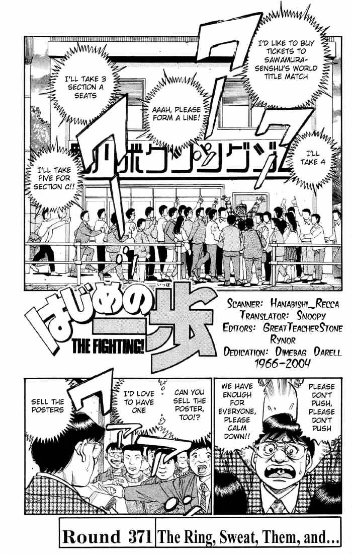 Hajime no Ippo – The First Step chapter 371 page 4