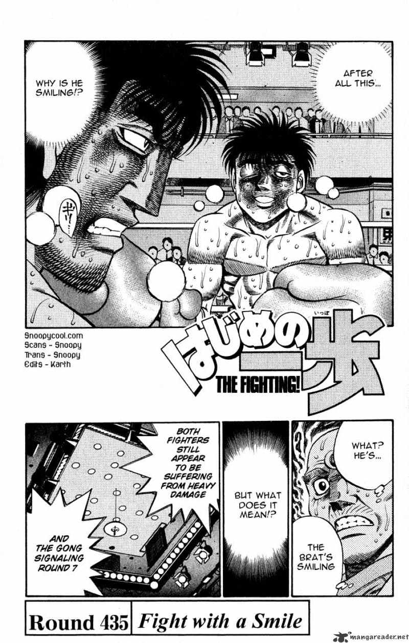 Hajime no Ippo – The First Step chapter 435 page 1
