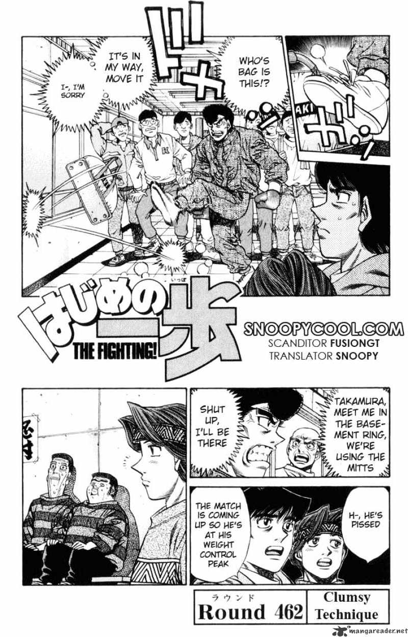 Hajime no Ippo – The First Step chapter 462 page 1