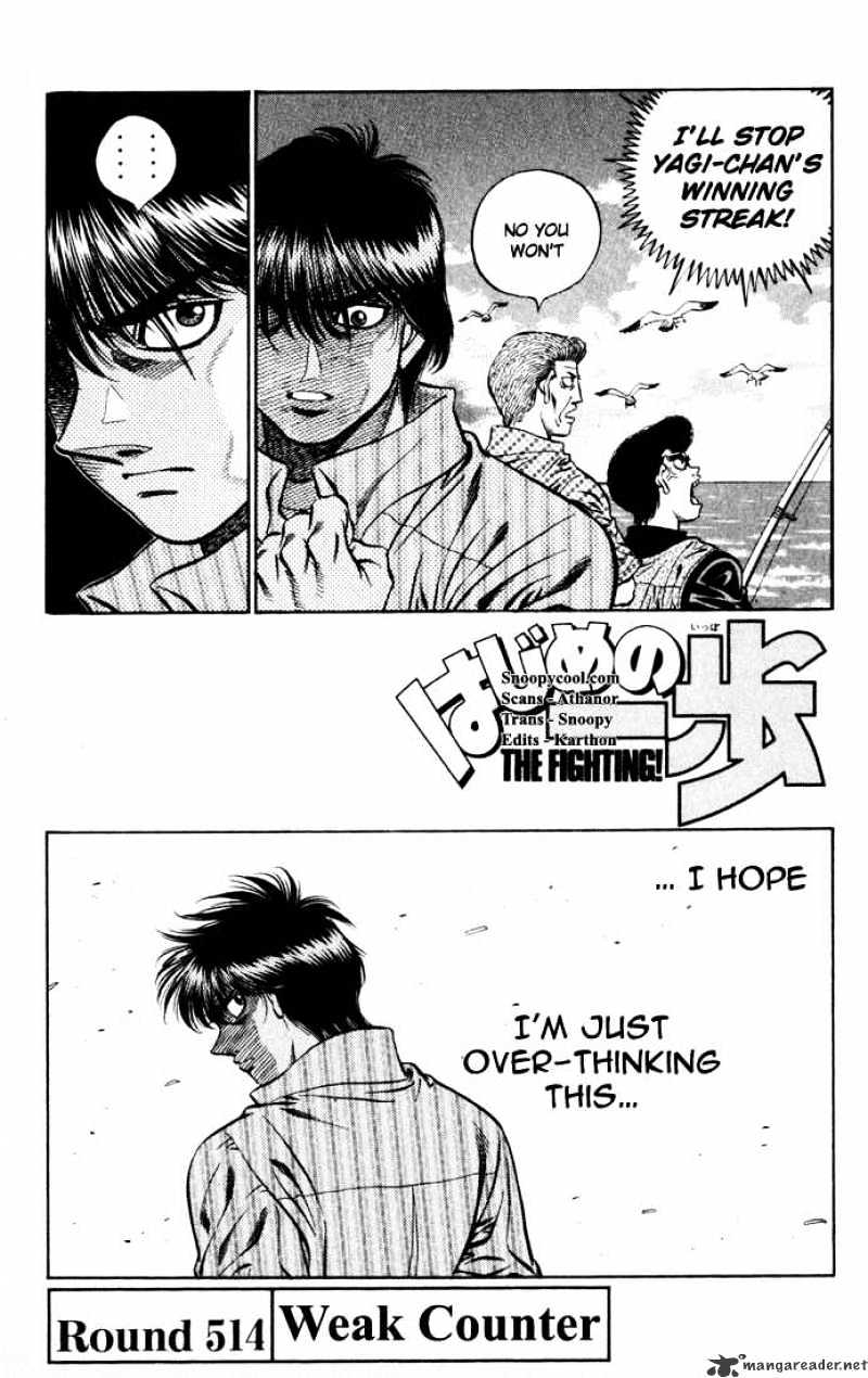 Hajime no Ippo – The First Step chapter 514 page 1