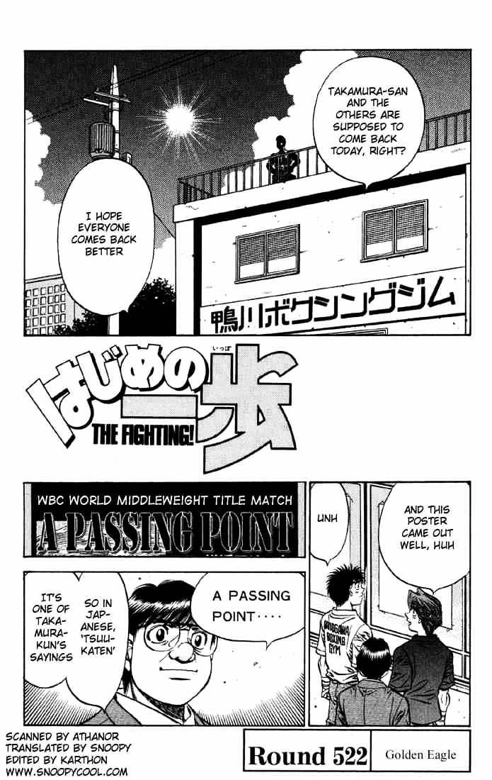 Hajime no Ippo – The First Step chapter 522 page 1