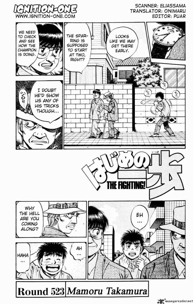 Hajime no Ippo – The First Step chapter 523 page 1