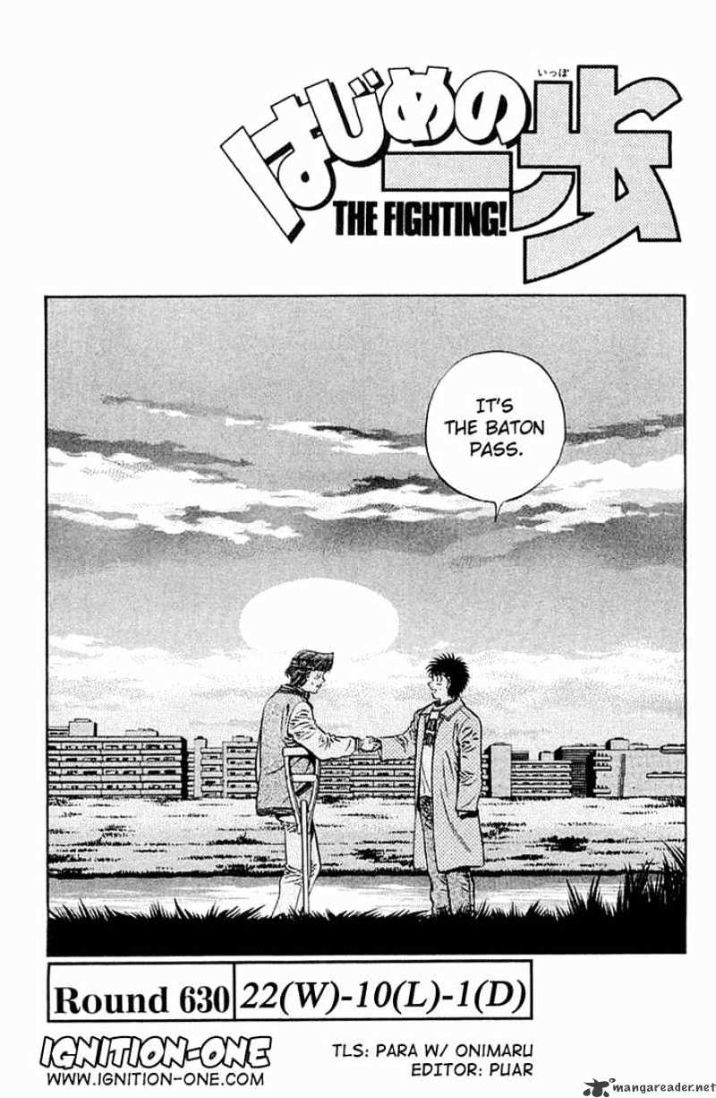 Hajime no Ippo – The First Step chapter 630 page 1
