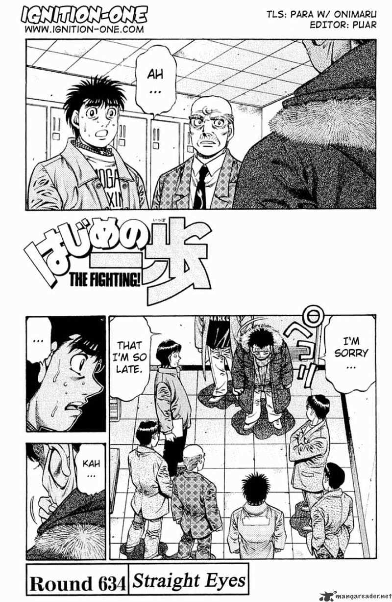 Hajime no Ippo – The First Step chapter 634 page 1