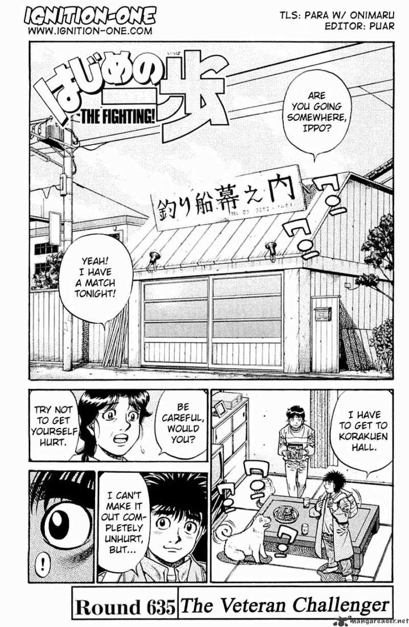 Hajime no Ippo – The First Step chapter 635 page 1