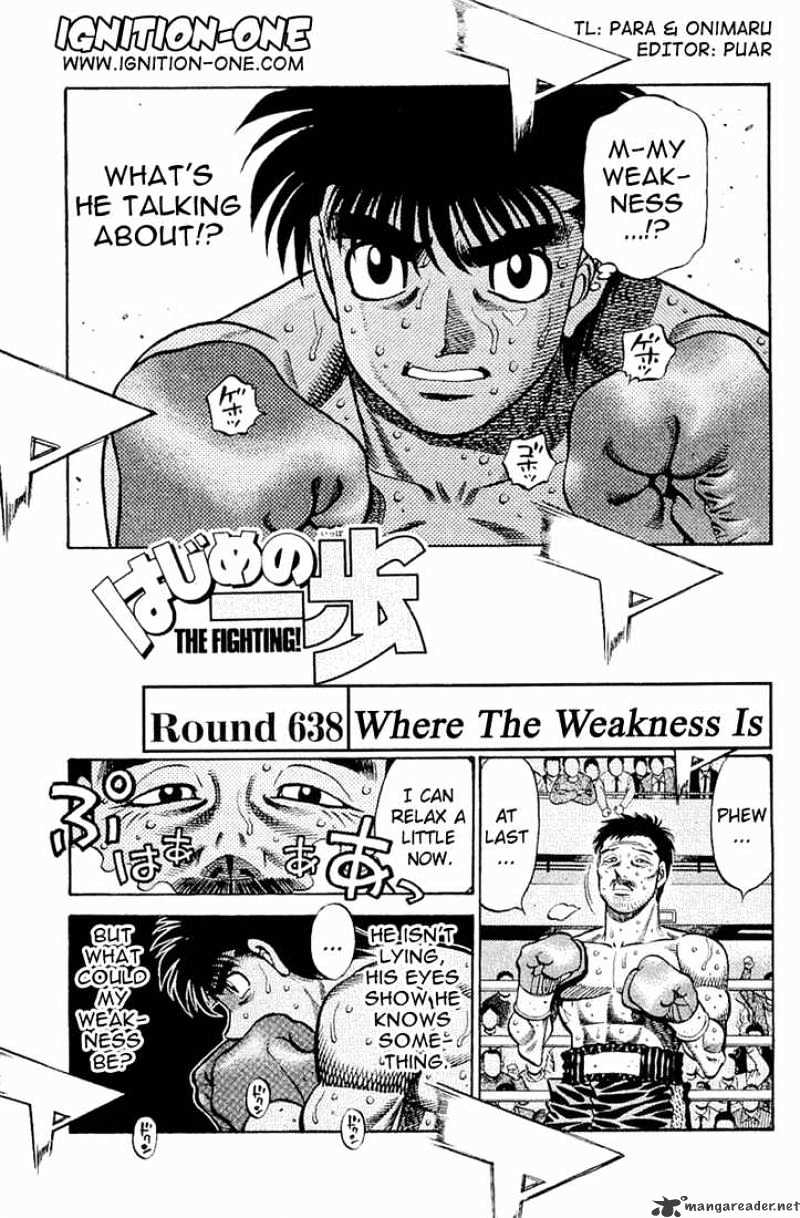 Hajime no Ippo – The First Step chapter 638 page 1