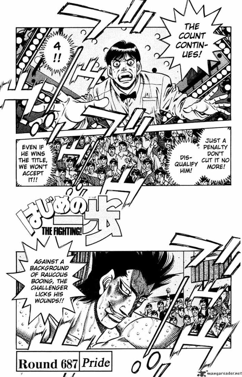 Hajime no Ippo – The First Step chapter 687 page 1