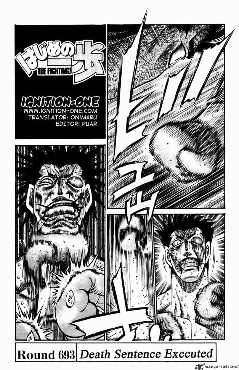 Hajime no Ippo – The First Step chapter 693 page 1