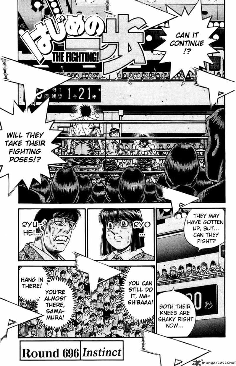 Hajime no Ippo – The First Step chapter 696 page 1