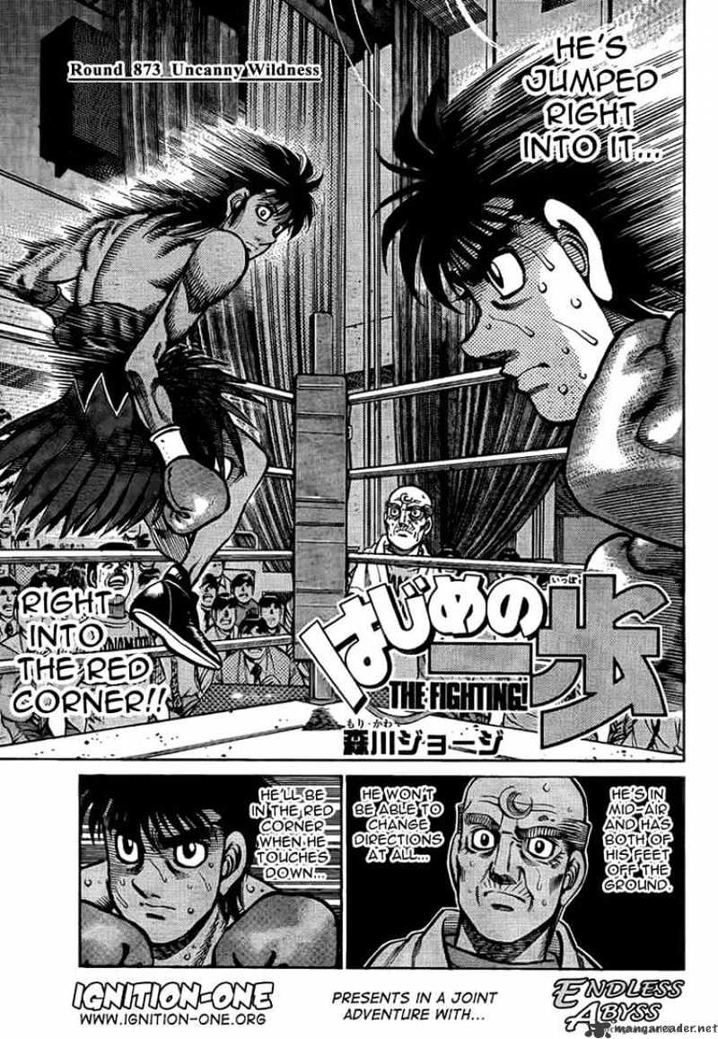Hajime no Ippo – The First Step chapter 873 page 1