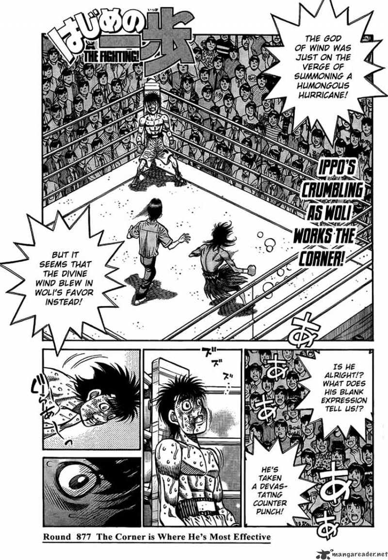 Hajime no Ippo – The First Step chapter 877 page 2