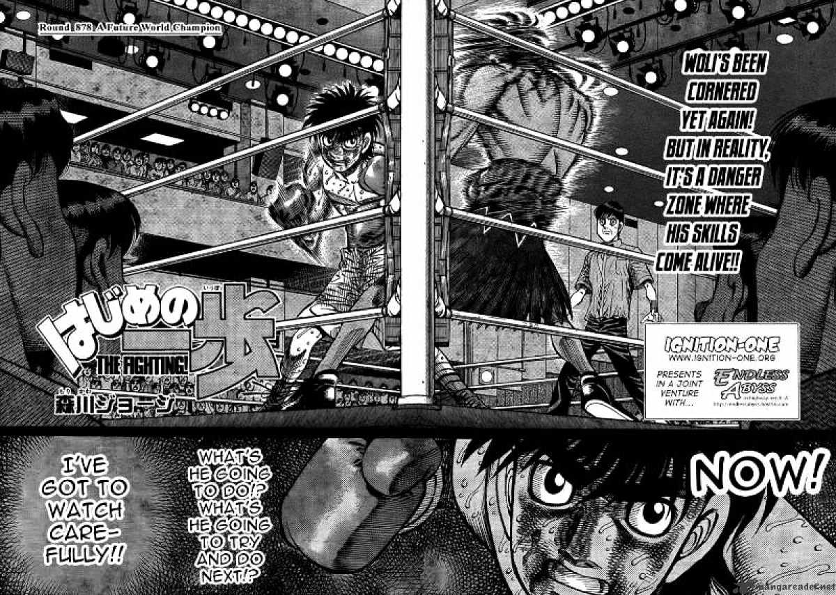 Hajime no Ippo – The First Step chapter 878 page 2