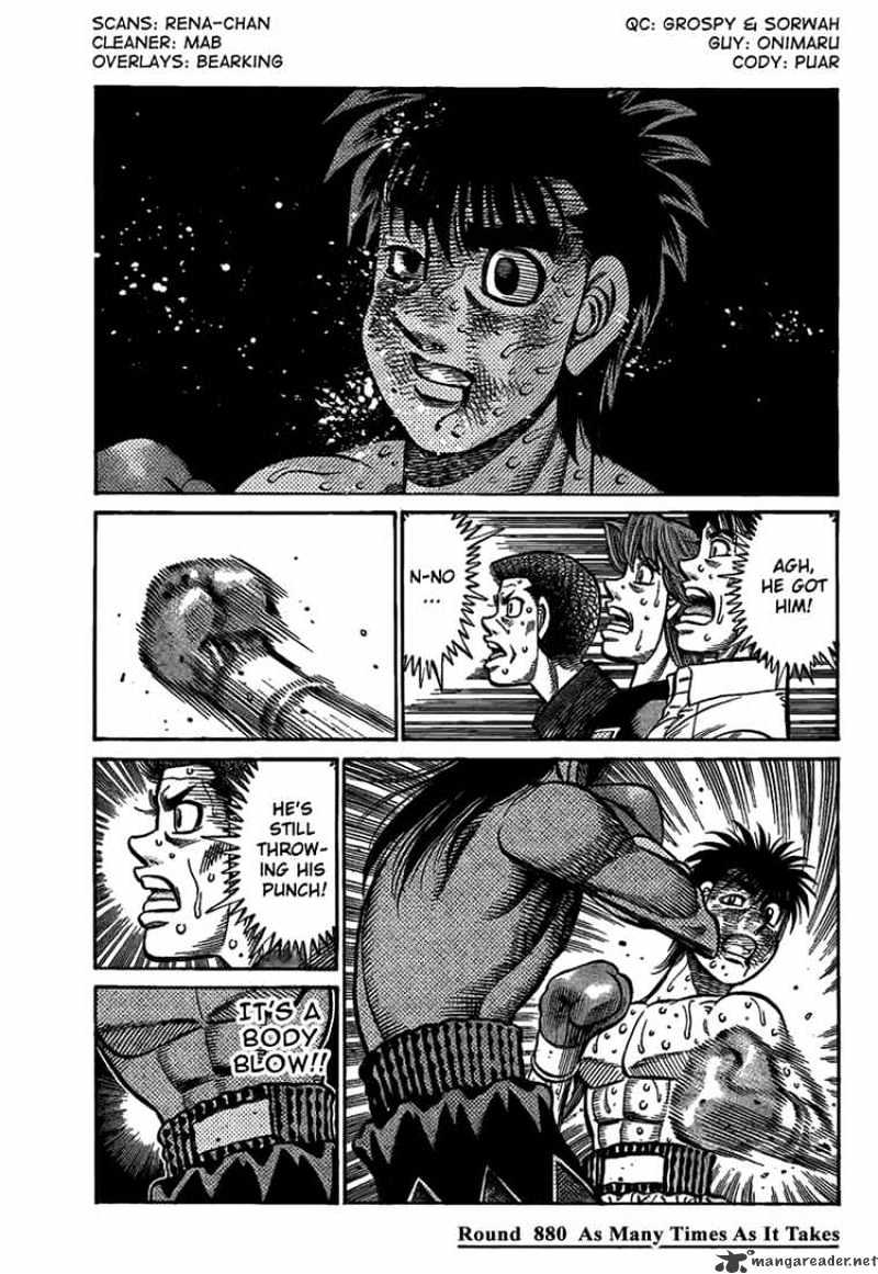 Hajime no Ippo – The First Step chapter 880 page 1