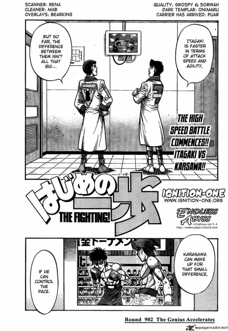 Hajime no Ippo – The First Step chapter 902 page 1