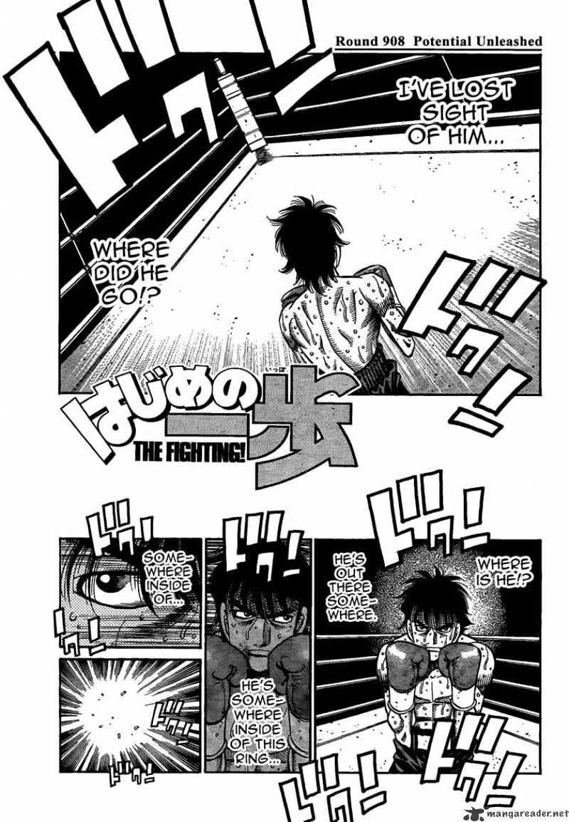 Hajime no Ippo – The First Step chapter 908 page 1