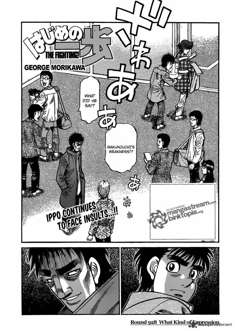 Hajime no Ippo – The First Step chapter 928 page 1