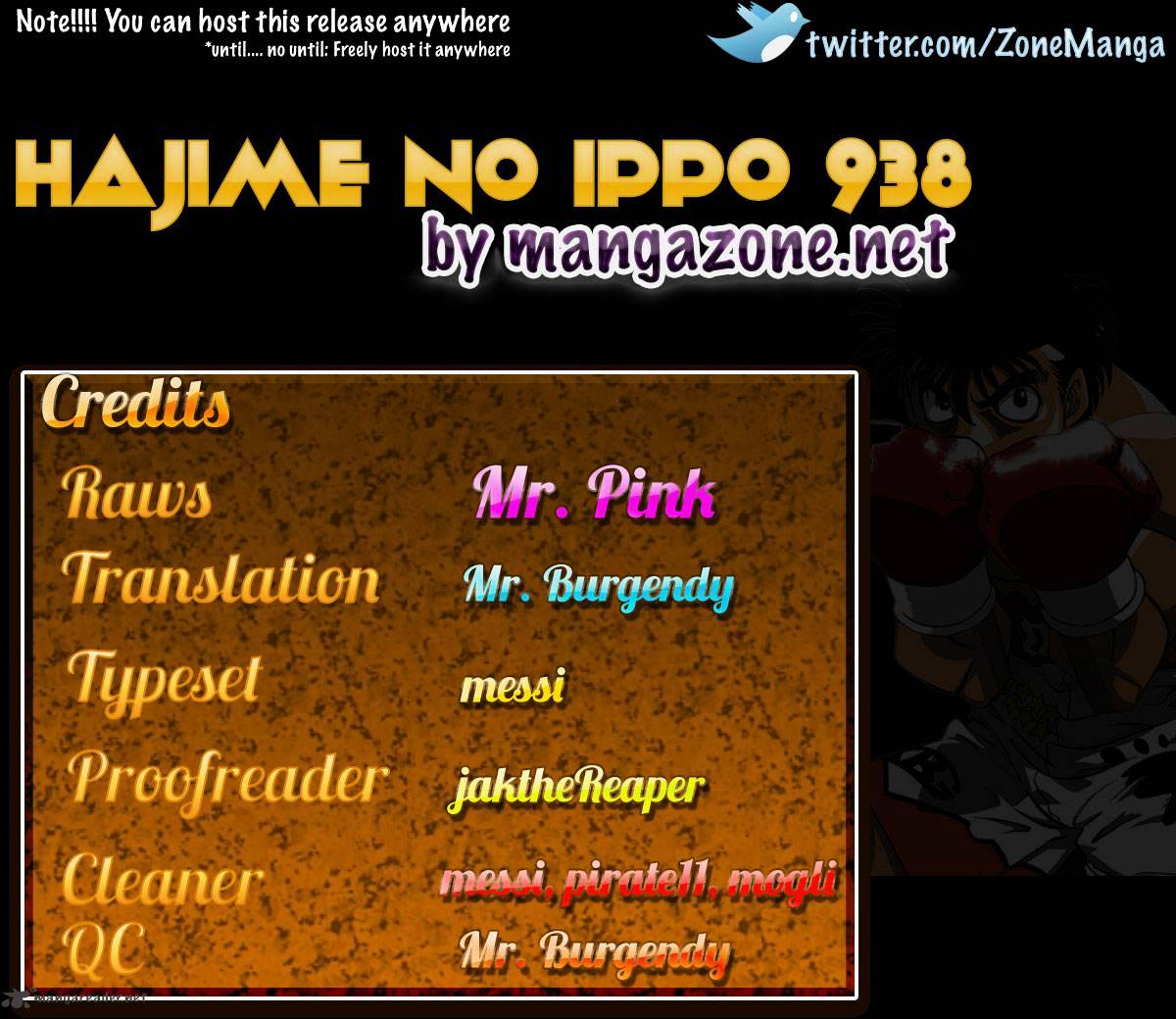 Hajime no Ippo – The First Step chapter 938 page 18