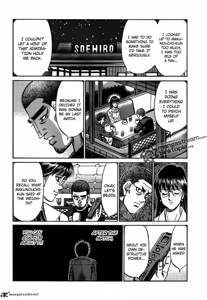 Hajime no Ippo – The First Step chapter 945 page 14
