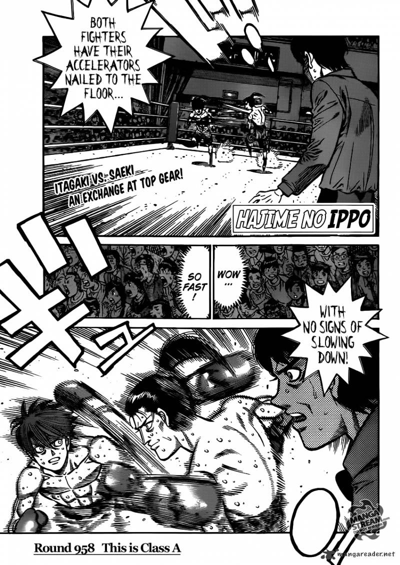 Hajime no Ippo – The First Step chapter 958 page 1
