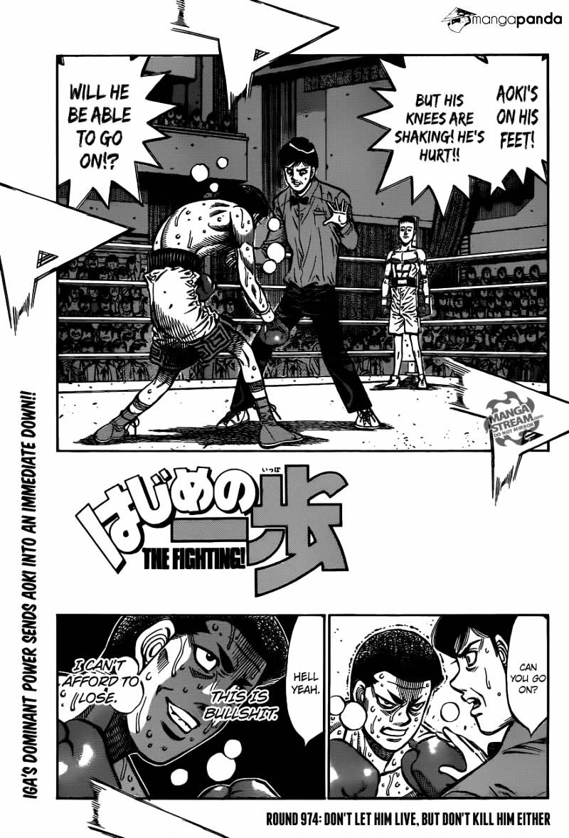 Hajime no Ippo – The First Step chapter 974 page 1