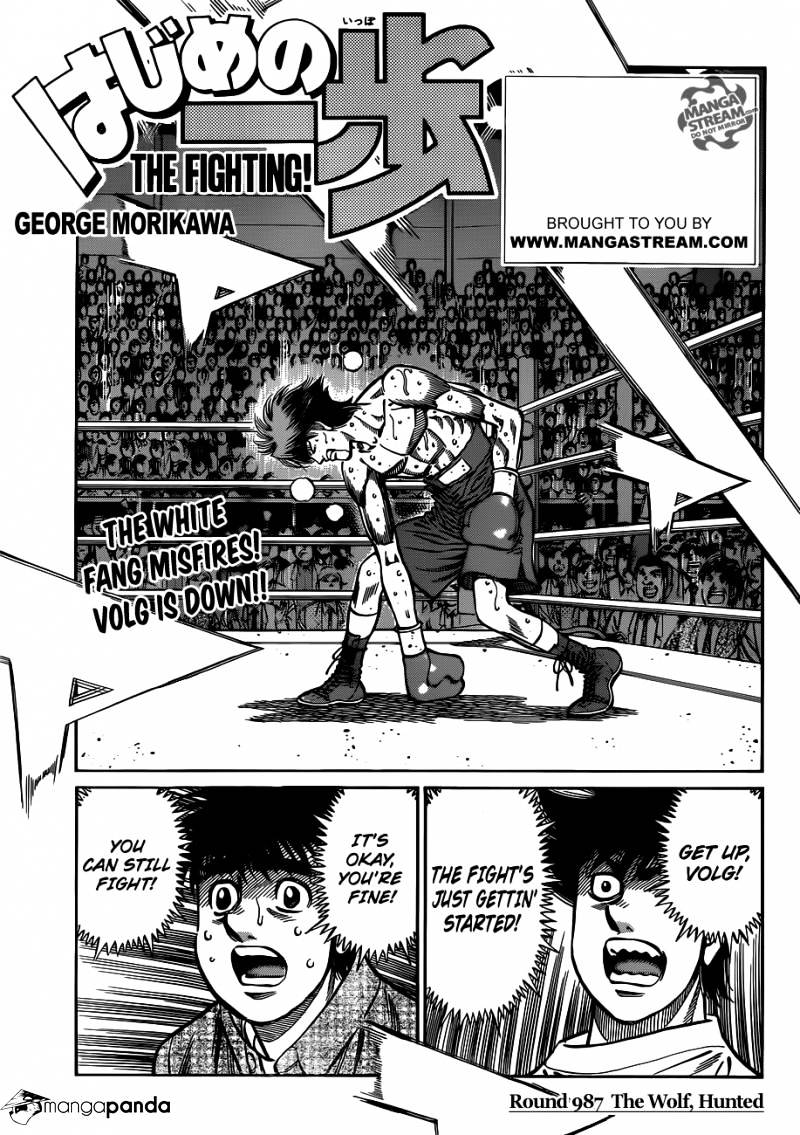 Hajime no Ippo – The First Step chapter 987 page 1