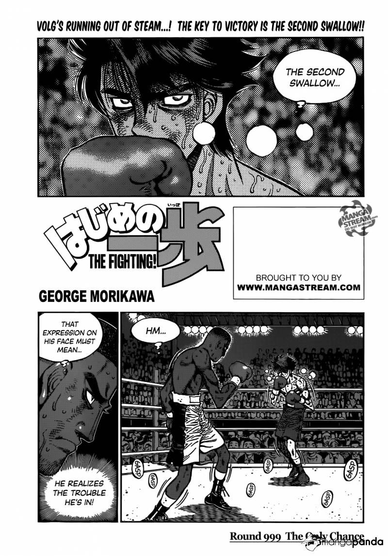 Hajime no Ippo – The First Step chapter 999 page 1