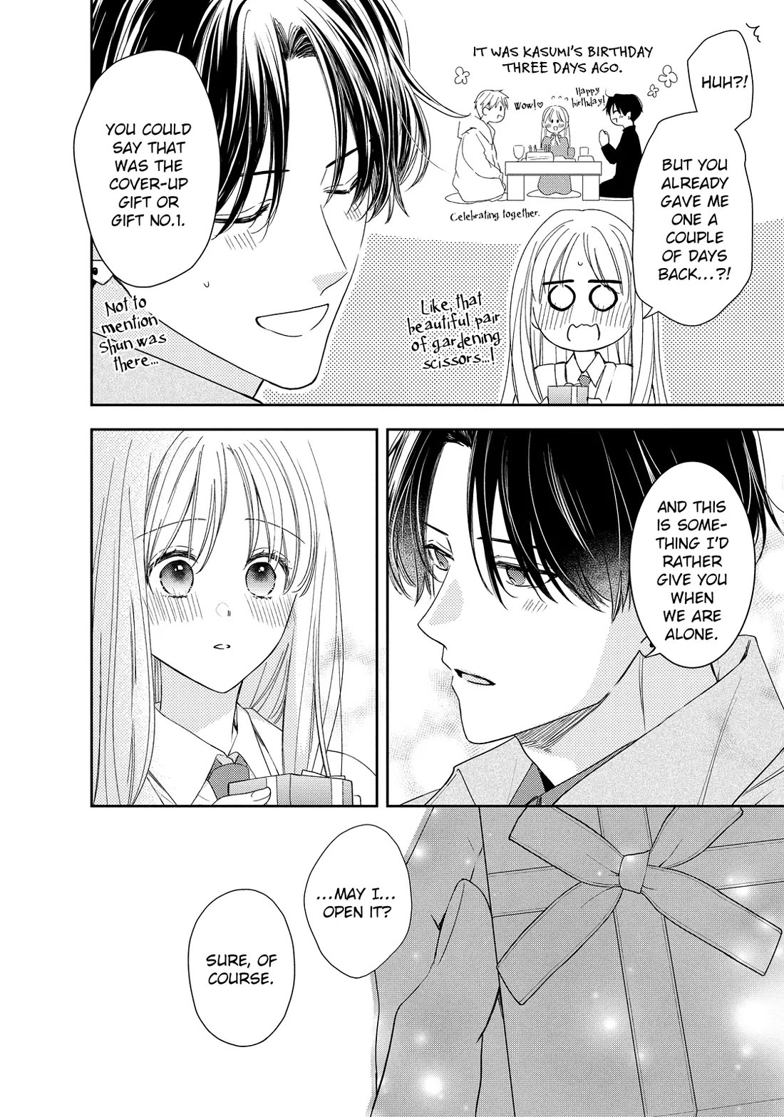 Hana to Kuchizuke chapter 37 page 14