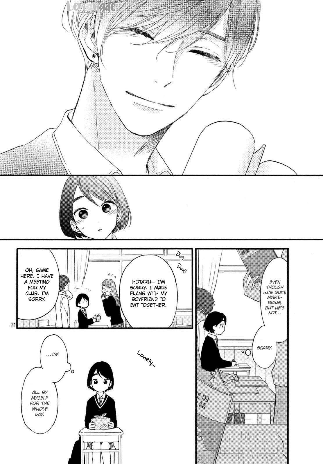 Hananoi-kun to Koi no Yamai chapter 1 page 21