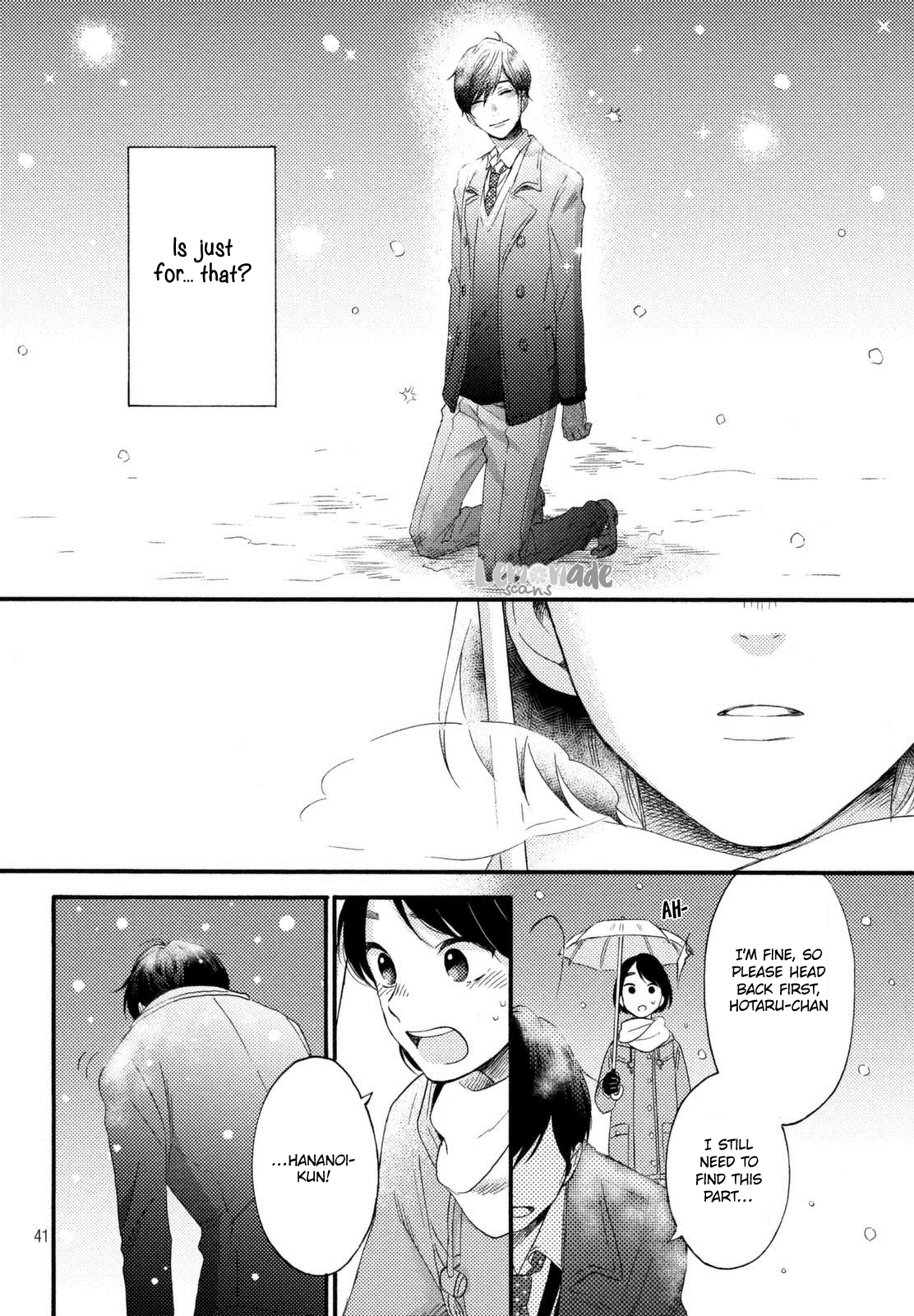 Hananoi-kun to Koi no Yamai chapter 1 page 40